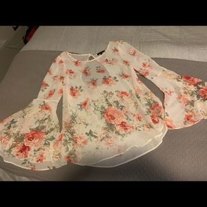 Haute and Rebellious Floral Blouse